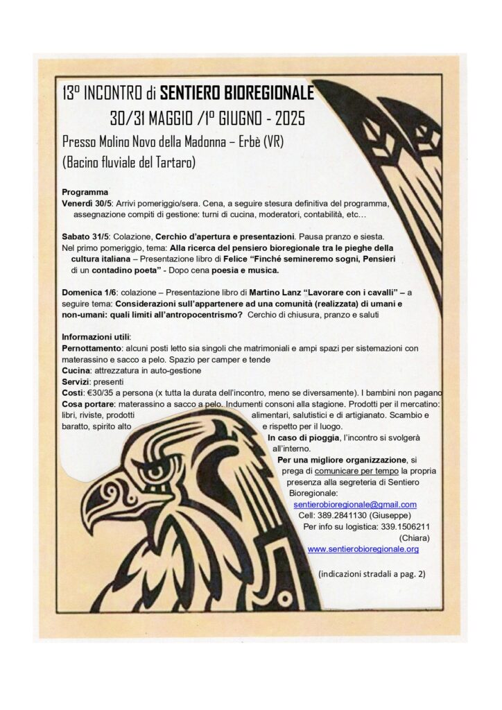 incontro annuale 2025 bioregionale ca' magre Varese